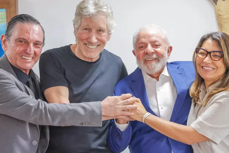 Roger Waters se encontra com Presidente Lula